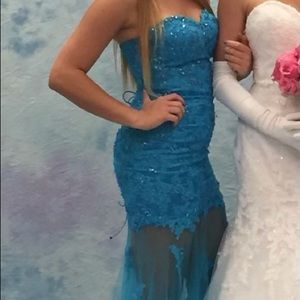 Floor Length Gown “Mermaid” Size 8